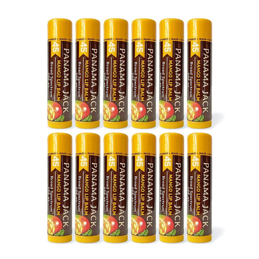 Panama Jack Sunscreen Lip Balm Mango tube for smooth glide and daily SPF protection.