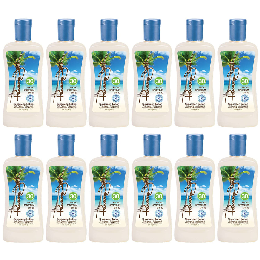 Panama Jack SPF 30 sunscreen bottle ready for outdoor protection