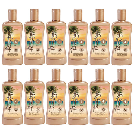 Panama Jack SPF 4 bottle front for light protection and moisture