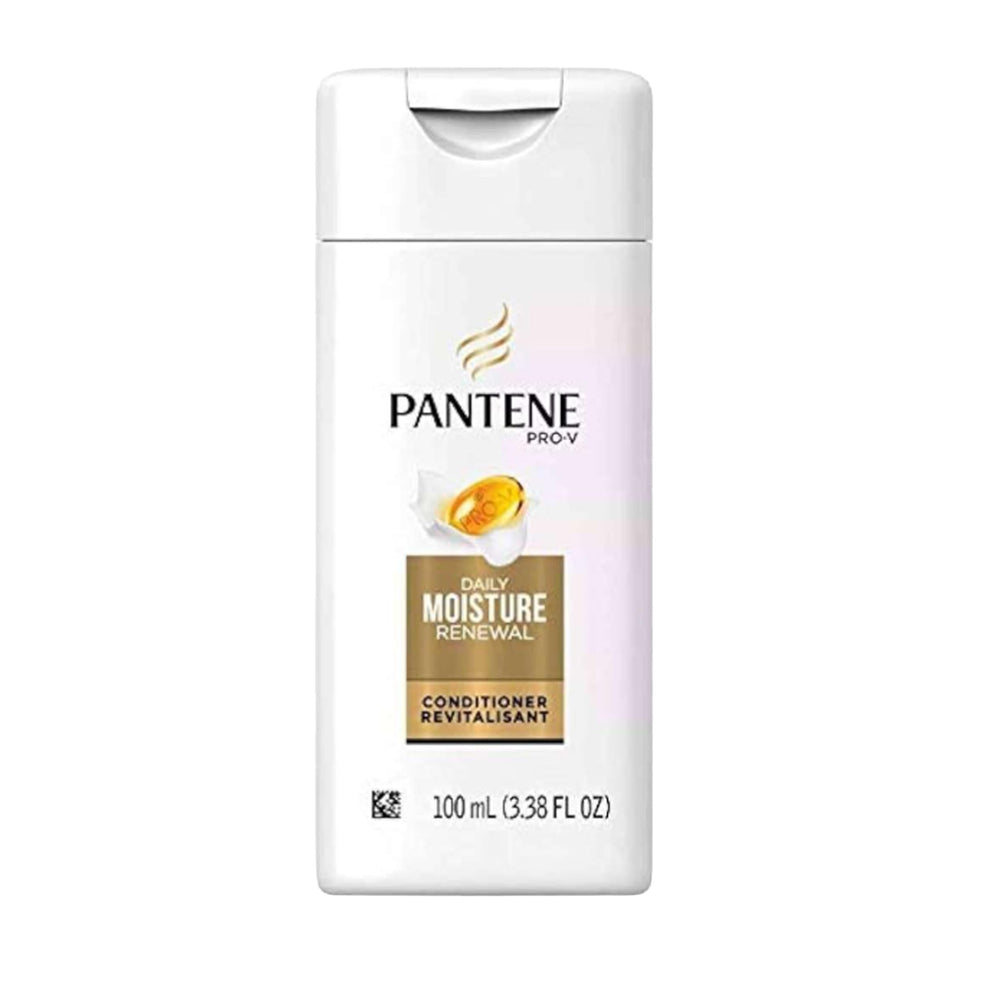 Pantene Daily Moisture Renewal hair closeup shows silky strands