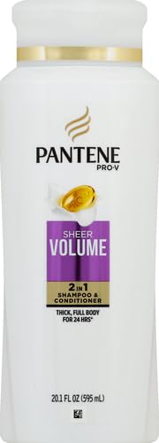 Pantene Pro-V Sheer Volume shampoo lather shows rich foam for detangling