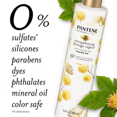 Pantene Pro-V vitamin B5 graphic underlines nourishing strength for hair.