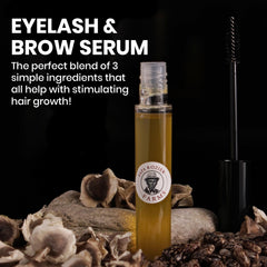 Papa Rozier Farms serum brush applicator close-up for clean lash and brow application
