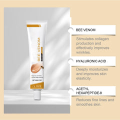 PAQIMAN Anti-Aging Cream jar in hand suggesting firming texture.