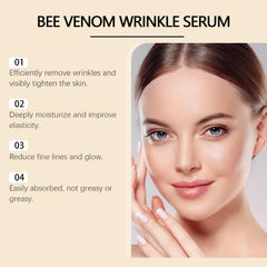 PAQIMAN Bee Venom Cream packaging close-up highlighting nourishing ingredients.
