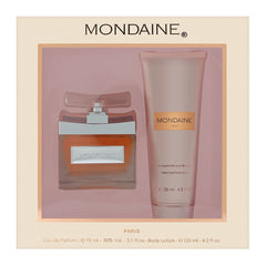 Paris Bleu Mondaine gift set packaging with elegant presentation for gifting
