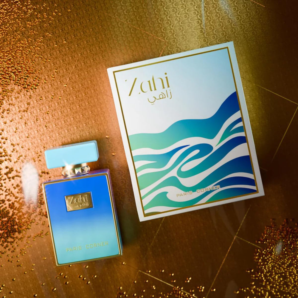 Paris Corner Zahi heart notes of jasmine and rose, balanced and romantic.