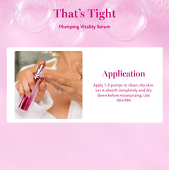 Parívie That’s Tight serum application step demonstrates layering for glow