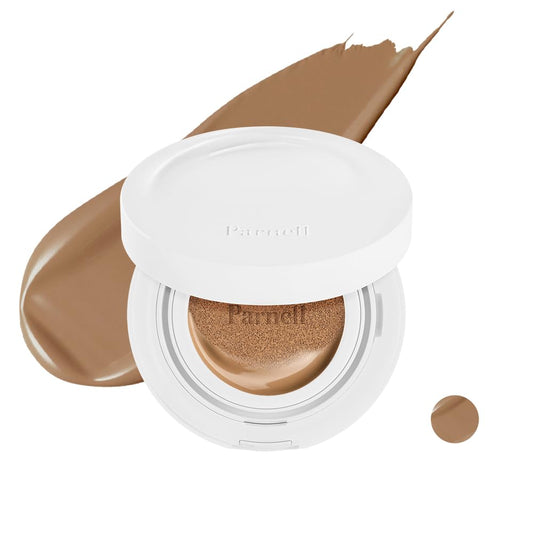 Parnell Cicamanu Serum Cushion compact close-up with lightweight coverage.