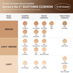 Parnell Cicamanu Serum Cushion compact for portable coverage on the go.