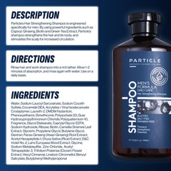 Particle Hair Thickening Shampoo 400ml bottle for long-lasting supply