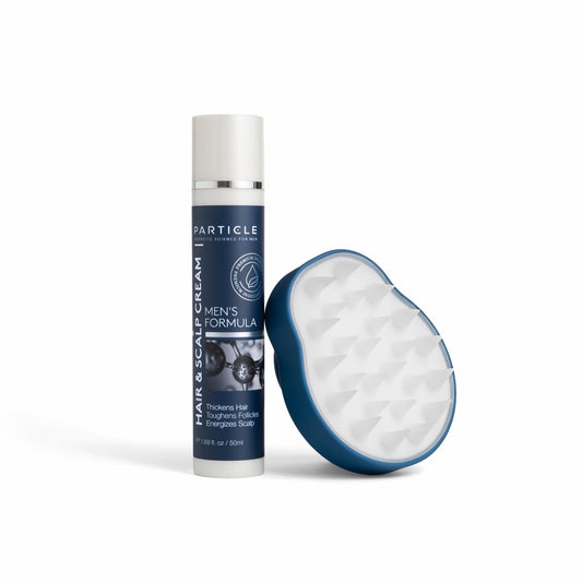 Particle Head Scalp Cream bottle for precise scalp hydration