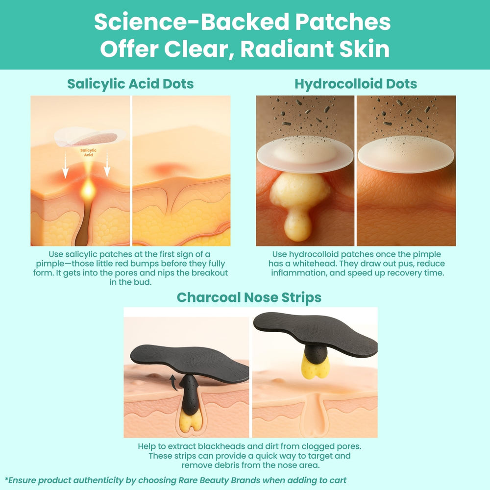 Patchology Breakout Box hydrocolloid dots absorb impurities while staying discreet