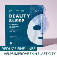Patchology hydrogel mask beauty sleep packaging — convenient two-pack for routine nights.