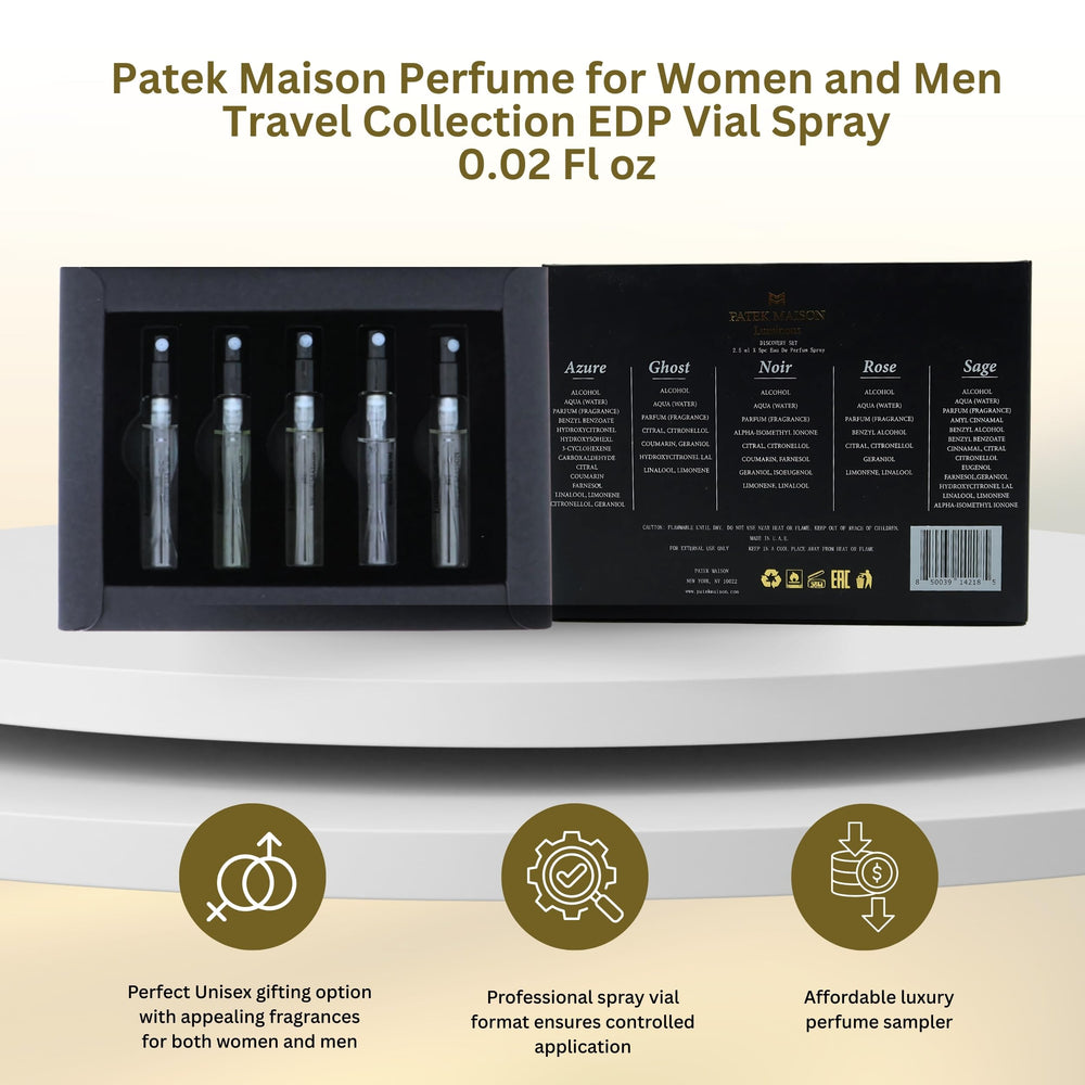 Patek Maison Luminous Ghost mini spray with contemporary, enigmatic aura for all genders