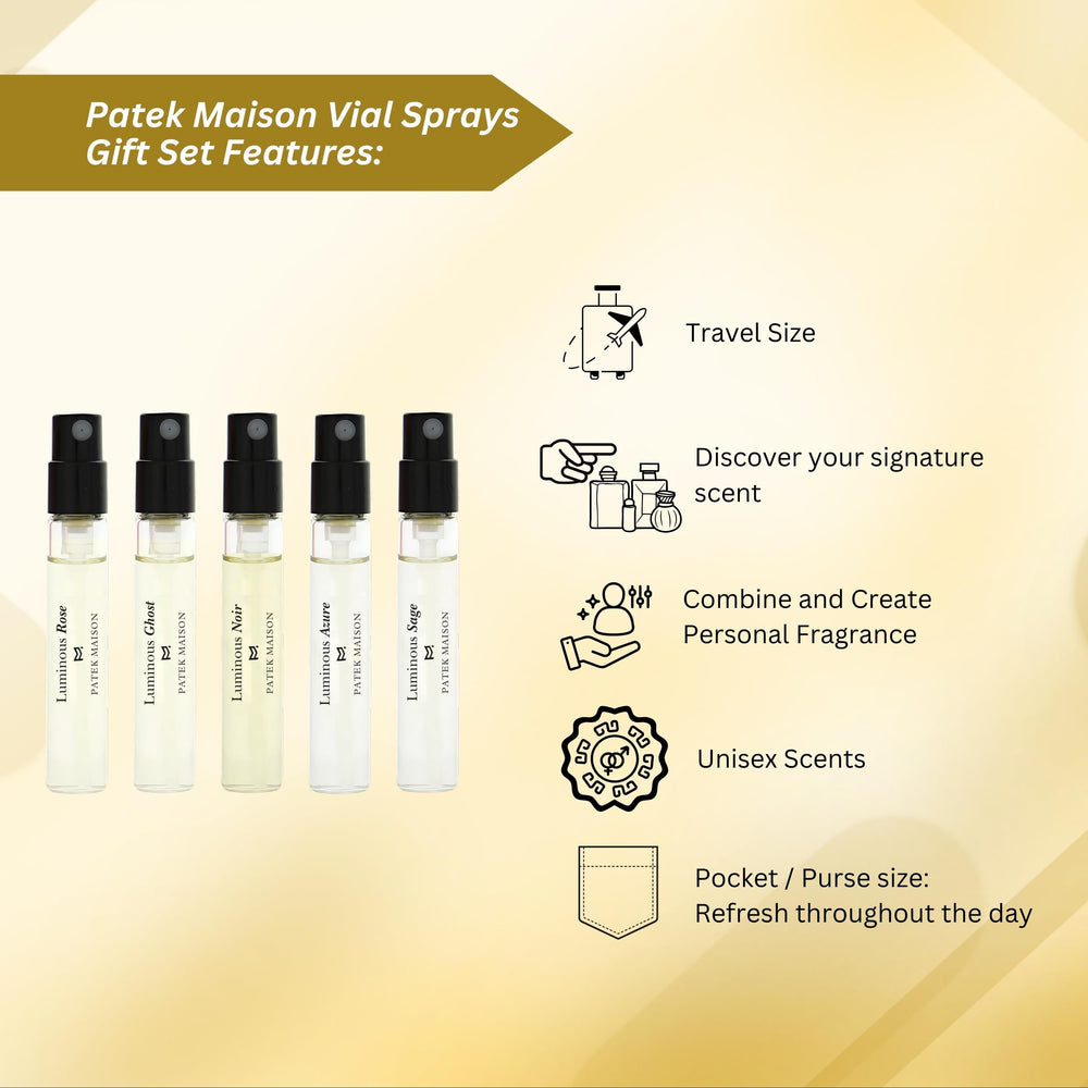 Patek Maison Luminous Ghost mini spray offers airy unisex scent.