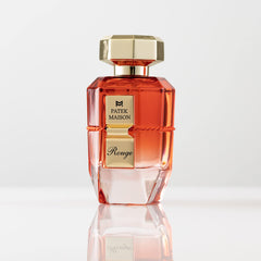Patek Maison Prisme Rouge heart notes close-up highlights creamy sweetness.