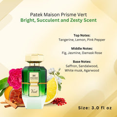 Patek Maison PRISME Vert spray-action, easy application.