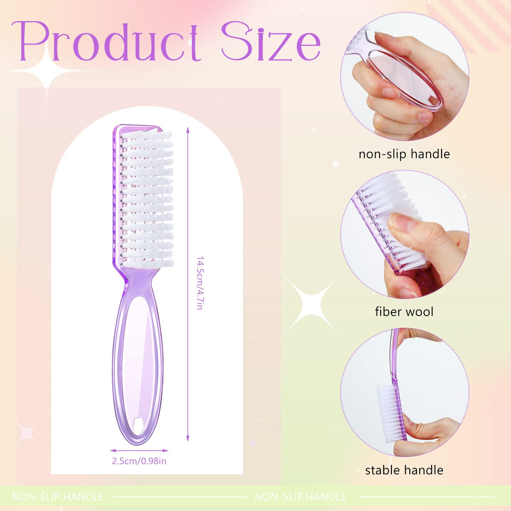 Patelai dense bristles deliver thorough nail cleaning without skin irritation.