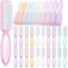 Patelai nail scrubber brush bulk 30-pack with non-slip handle for easy nail cleaning.