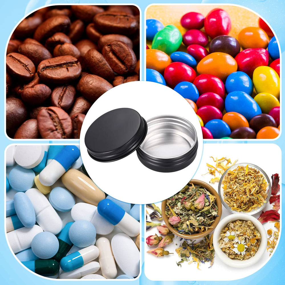 Travel-friendly Patelai matte black tin for on-the-go use.