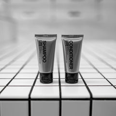 Recyclable packaging of PATRICKS CDLD conditioner supports sustainable grooming.