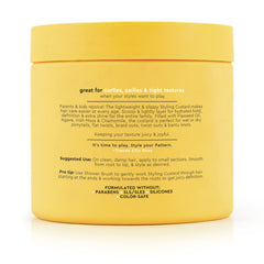 Pattern Beauty Styling Custard enhances bantu knots with shine and control