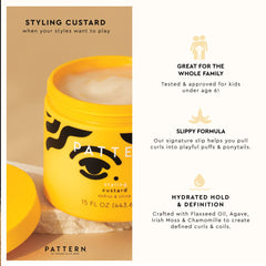 Pattern Beauty Styling Custard close-up shows creamy, slip-ready texture