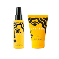Pattern Hydrating Mist bottle pour for even distribution and refreshed curls
