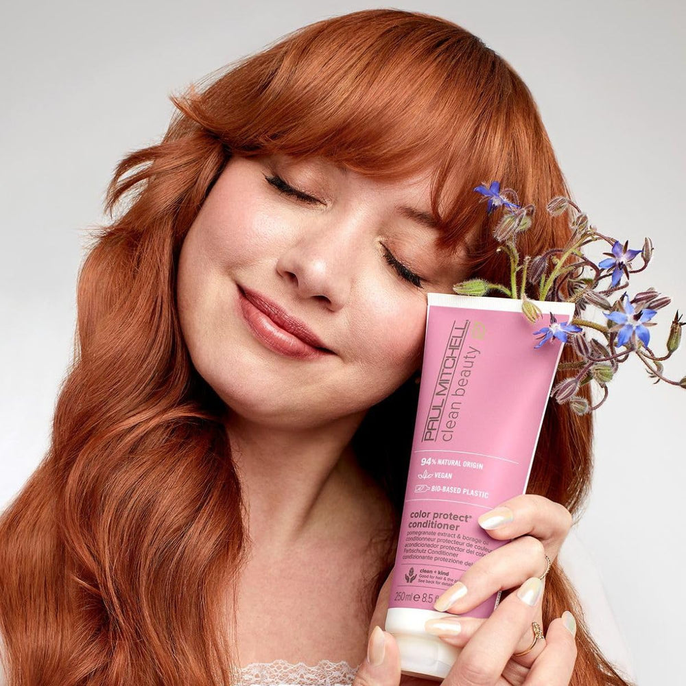 Paul Mitchell Color Protect conditioner highlights pomegranate ingredient