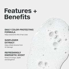 Paul Mitchell Color Protect Shampoo ingredients with sunflower extract for UV defense