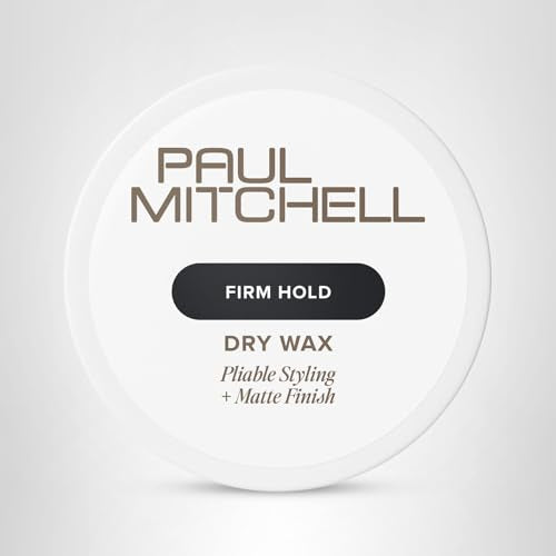 Paul Mitchell Dry Wax on model hair showing pliable hold.