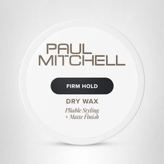 Paul Mitchell Dry Wax on model hair showing pliable hold.