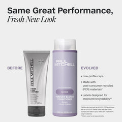 Forever Blonde conditioner dispensing pump for nourishing lightened hair