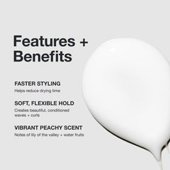 Paul Mitchell Quick Slip conditioned waves highlights effortless smoothing and curl definition