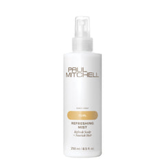 Paul Mitchell Refreshing Mist bottle pour for quick scalp refreshment