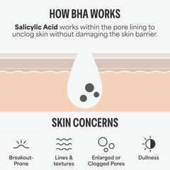 Paula's Choice 2% BHA pad after-use glow close-up