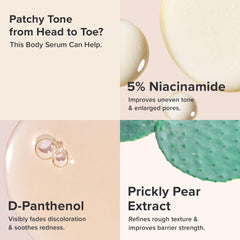 Paula's Choice 5% Niacinamide Body Treatment applied on arm shows even tone potential.