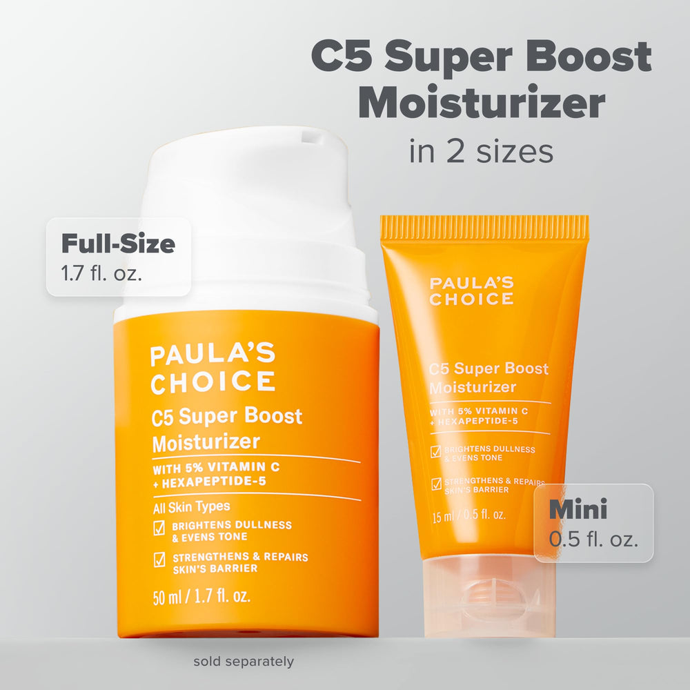 Paula's Choice C5 Super Boost Moisturizer texture close-up reveals silky cream.