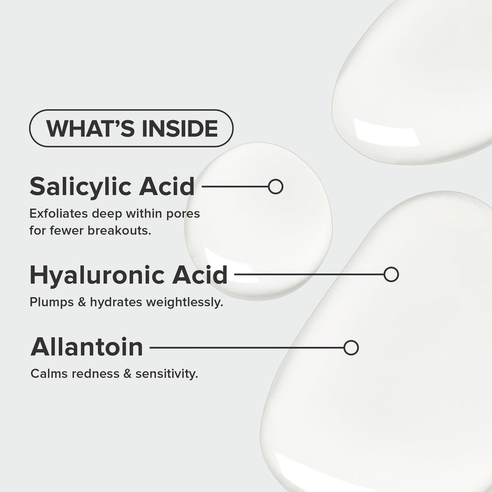 Label highlights fragrance-free formula and sensitive skin suitability