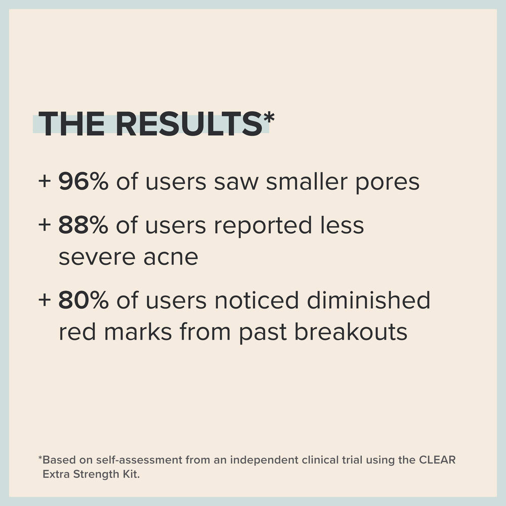 Paula's Choice CLEAR exfoliating solution with salicylic acid unclogs pores.
