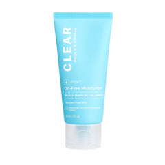 Paula's Choice CLEAR oil-free moisturizer bottle pump for lightweight hydration.