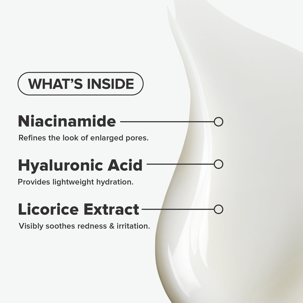 Label close-up of fragrance-free Paula's Choice CLEAR moisturizer.