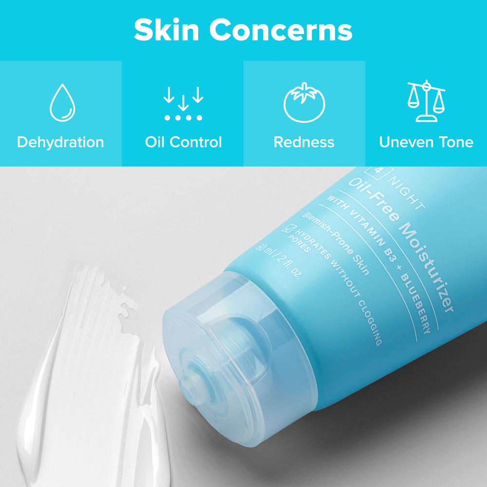Texture swirl of Paula's Choice CLEAR moisturizer with non-greasy finish.