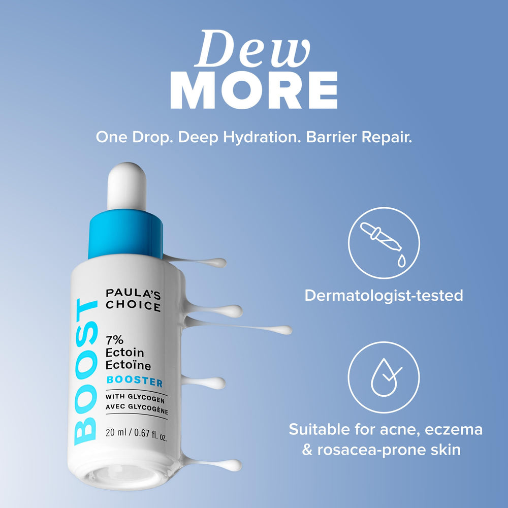 Paula's Choice milky hydration serum texture in a pump bottle.