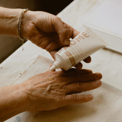 PAUME Renewing Hand Serum helps smooth wrinkles with a subtle glow.