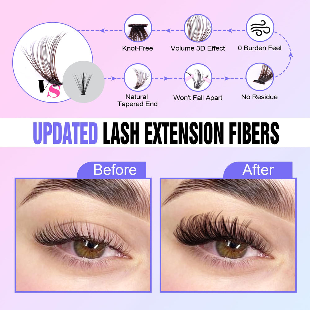 Pawotence lash bond and seal brown for secure wear