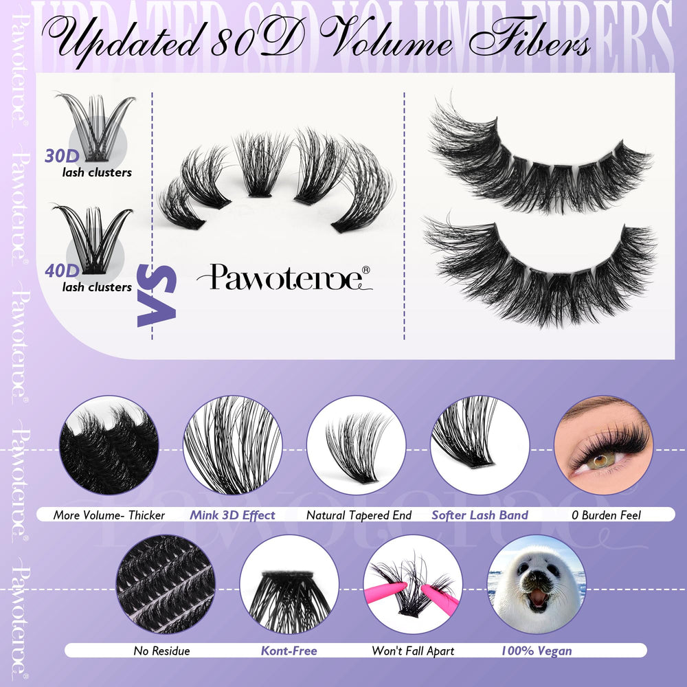 Pawotence lash bond and seal bottle for secure placement.