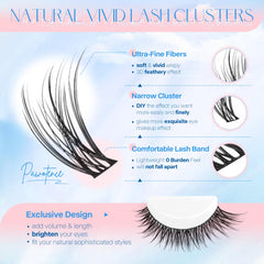 Pawotence Lash Bond and Seal demonstrates secure, long-lasting cluster wear.