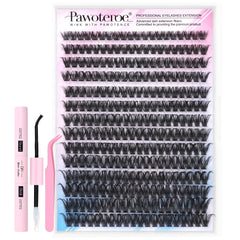 Pawotence lash extension kit 280pcs for an at-home full lash look